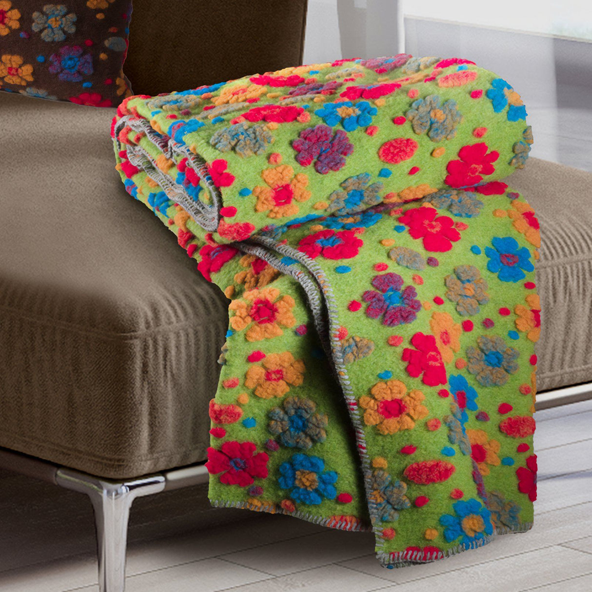 Plaid in Lana Cotta - Margherita Plaid Lana Italia