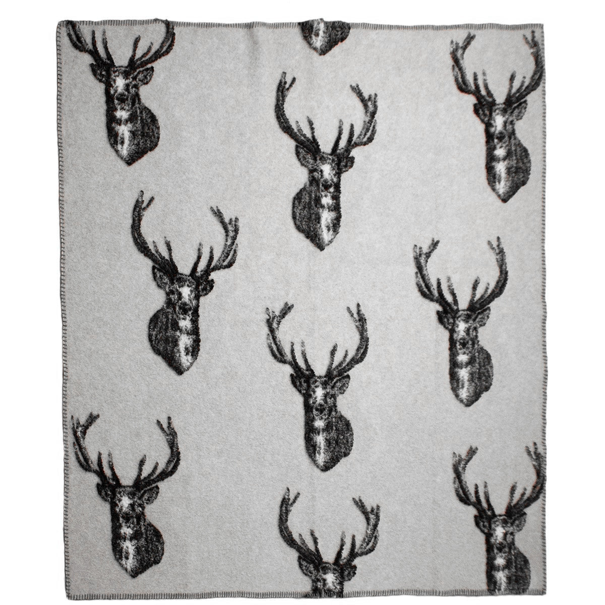 Plaid in Lana Cotta Fantasia - Stelvio Plaid Daunex Plaid Grigio Perla