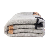 Plaid in Lana Cotta - I Love Bulldog Francese Plaid i nastri di Mirta