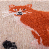 Plaid in Lana Cotta - I Love Cats Plaid i nastri di Mirta