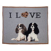 Plaid in Lana Cotta - I Love Cavalier King Plaid i nastri di Mirta Plaid