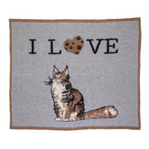 Plaid in Lana Cotta - I Love Maine Coon Plaid i nastri di Mirta Plaid