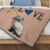 Plaid in Lana Cotta - I Love Siamese Plaid i nastri di Mirta