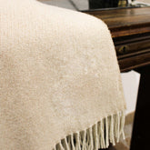 Plaid in Lana e Cashmere con Frange - Thomas Plaid Lisola