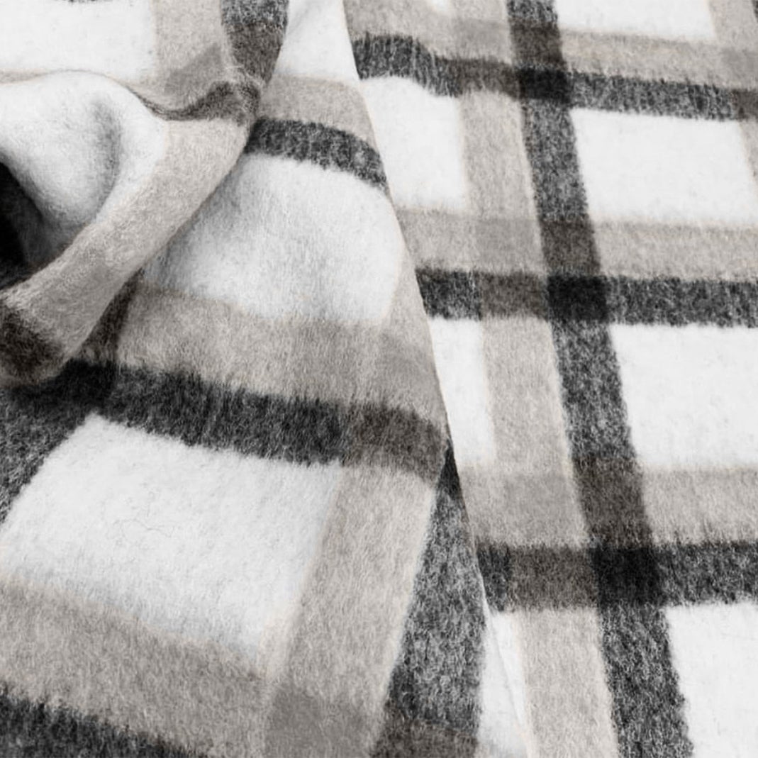 Plaid in MicroPile con Borsa Coordinata - Cambridge Plaid Daunex