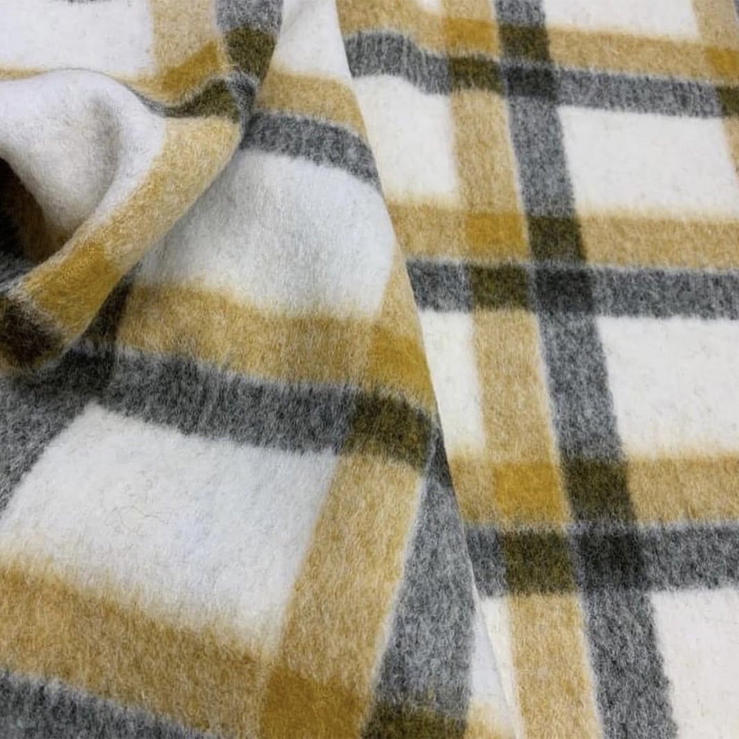 Plaid in MicroPile con Borsa Coordinata - Cambridge Plaid Daunex