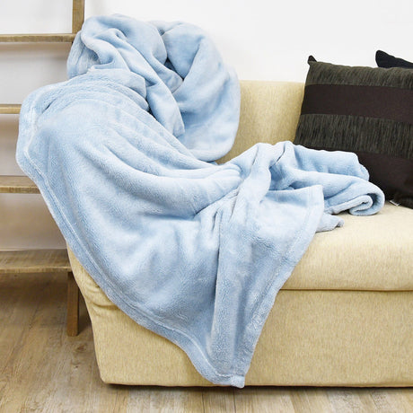 Plaid in Micropile - Prime Plaid Lisola 150x200cm Azzurro