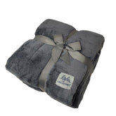 Plaid in Micropile - Ricciolone Plaid Lisola 250x200cm Antracite