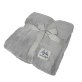 Plaid in Micropile - Ricciolone Plaid Lisola 250x200cm Grigio Perla