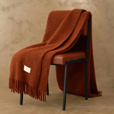 Plaid in Misto Lana Tinta Unita - Paganini Plaid Biancoperla