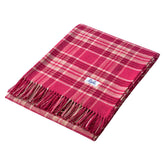 Plaid in Pile di Cotone - Logan Plaid Lisola Plaid Rosso
