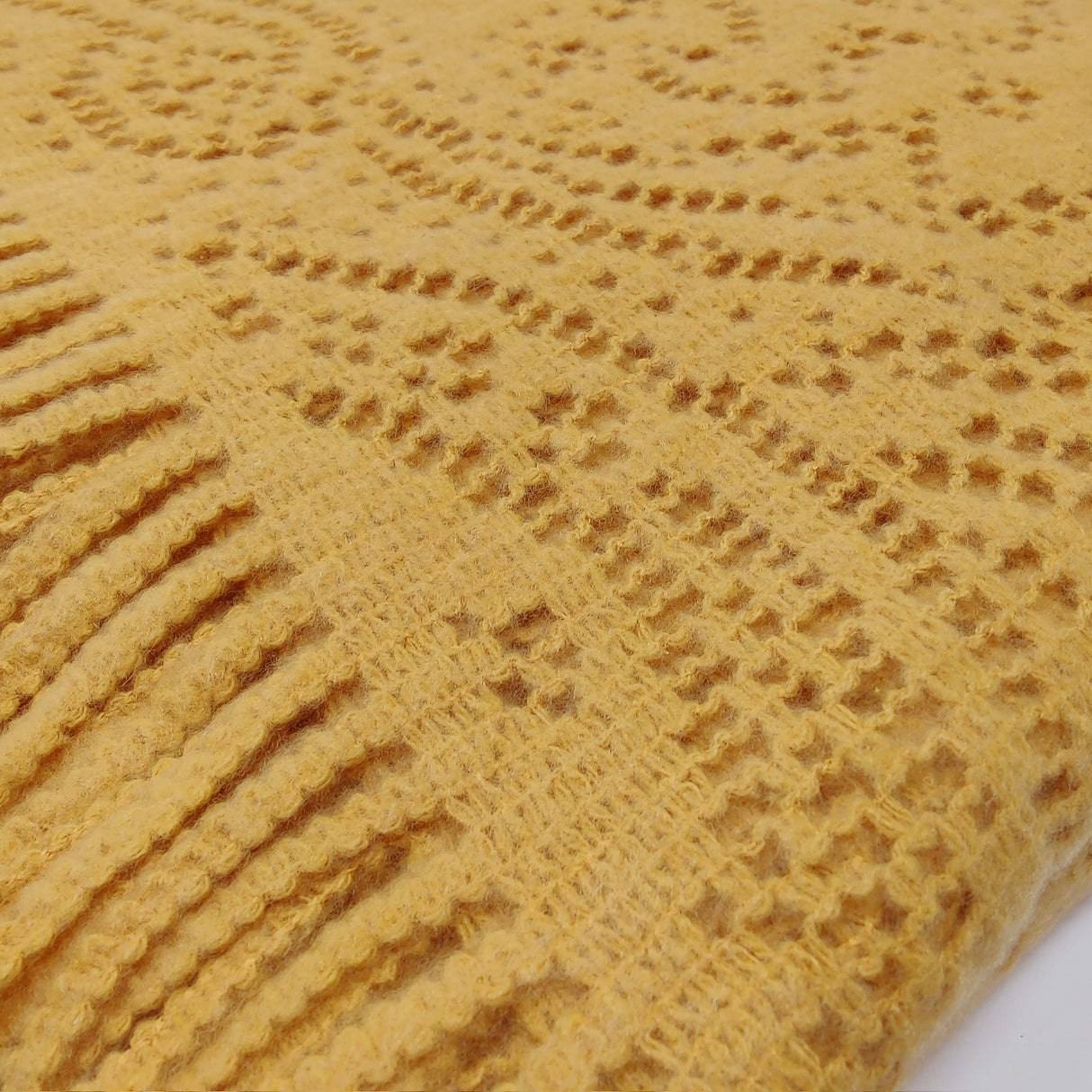 Plaid in Misto Cotone Tinta Unita - Retrò Plaid Lisola