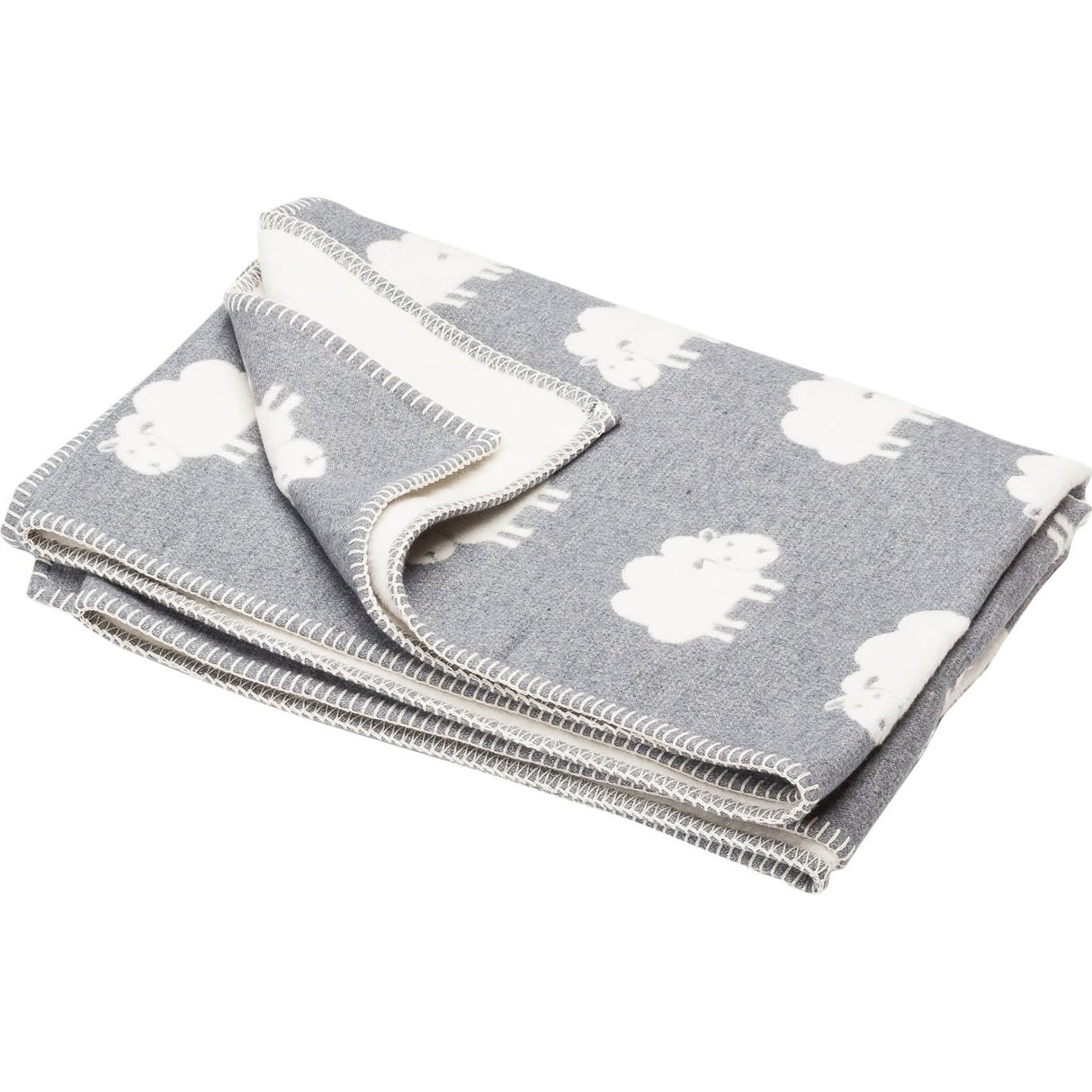 Plaid Invernale in Cotone fantasia Pecora - Deco Plaid David Fussenegger