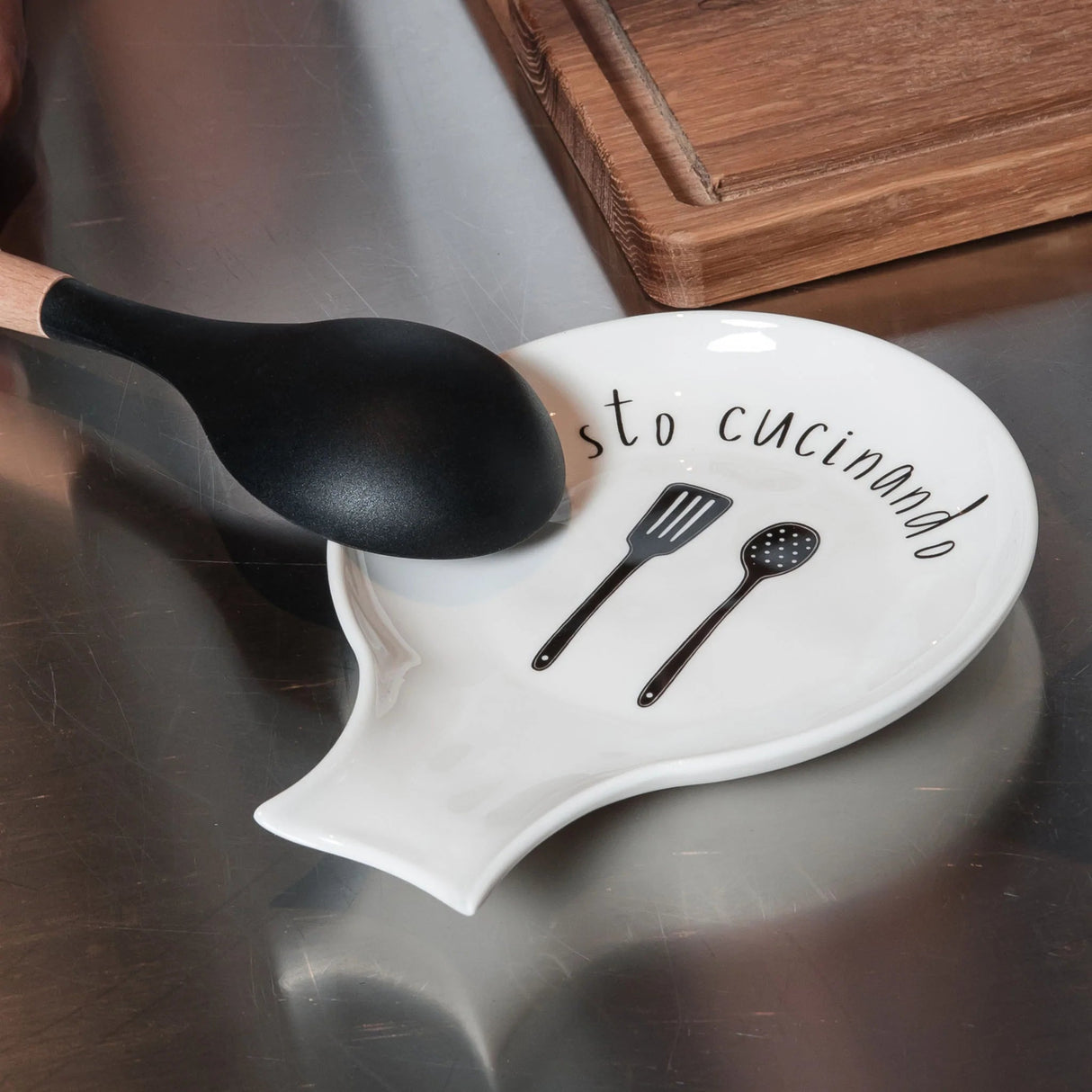 Poggia Mestoli in Grès - Sto Cucinando Portamestoli Simple Day