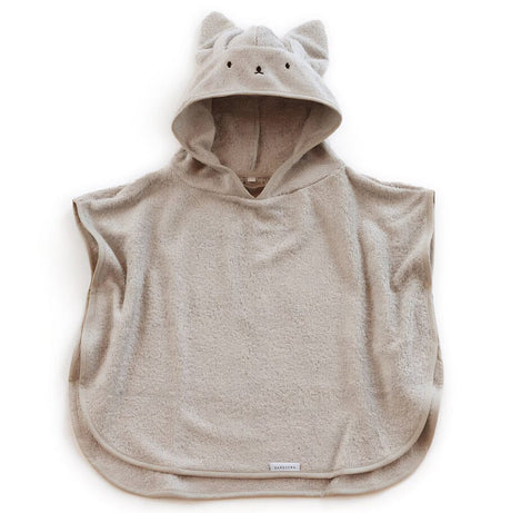 Poncho da Bagno Bambino in Spugna di Bambù Organico - Terry Mussole Bamboom 0/2 anni Cammello
