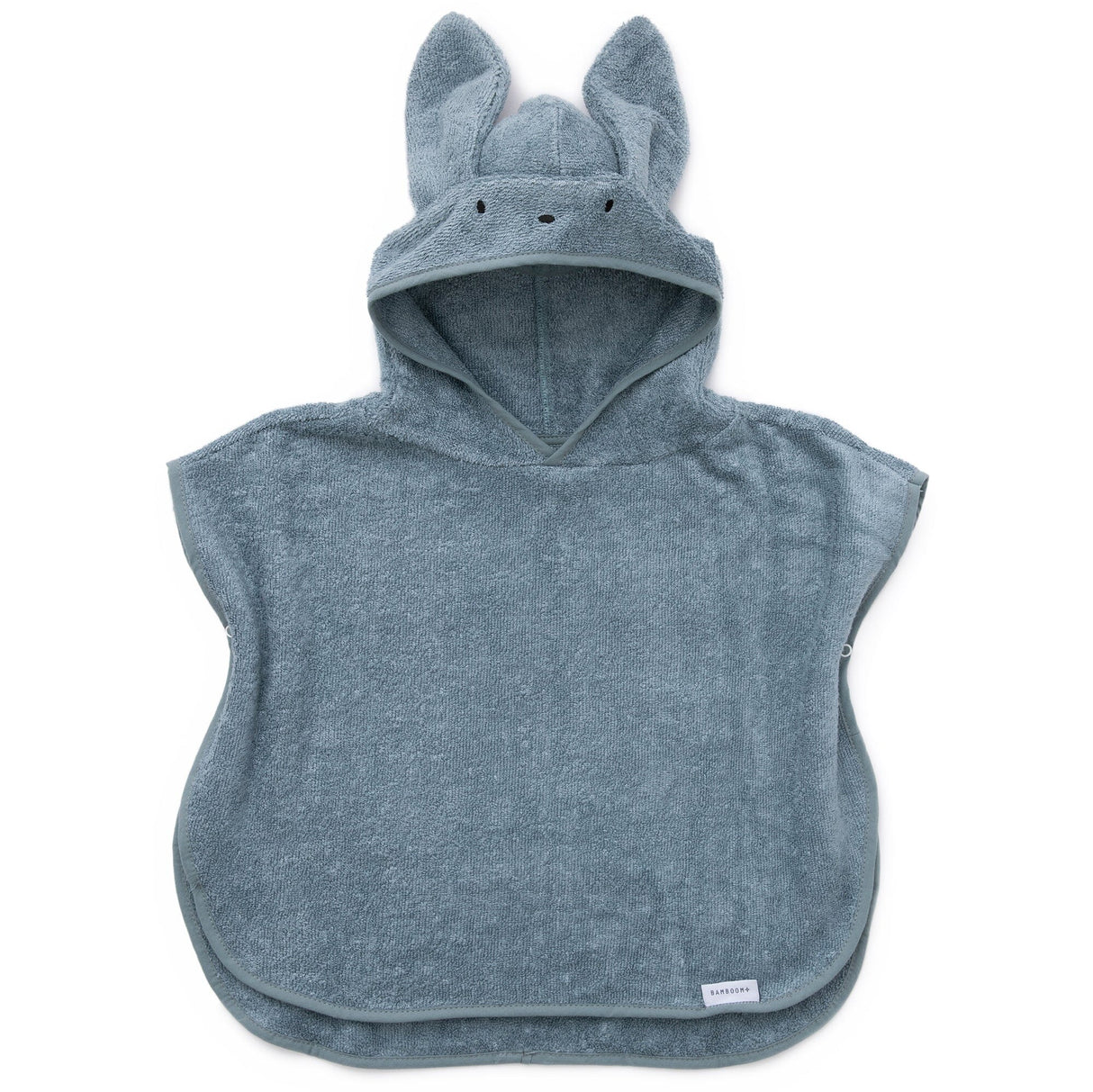 Poncho da Bagno Bambino in Spugna di Bambù Organico - Terry Poncho Bamboom 0/2 anni Blu