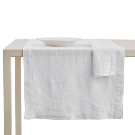 Runner in Puro Lino StoneWashed no Stiro - Andromeda Runner Lisola Bianco