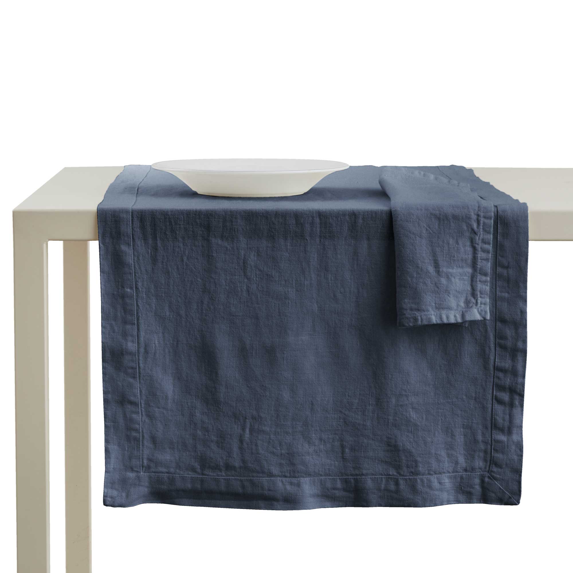 Runner in Puro Lino StoneWashed no Stiro - Andromeda Runner Lisola Denim