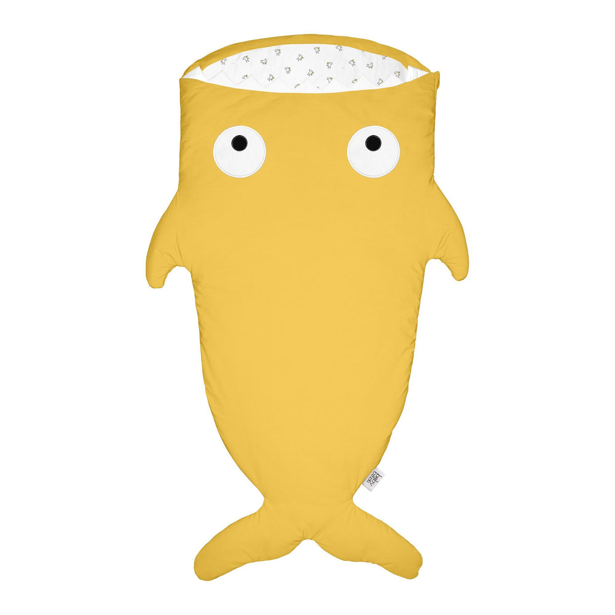 Sacco Nanna Invernale Squalo Bimbo - Shark Sacco Nanna Baby Bites Giallo Senape
