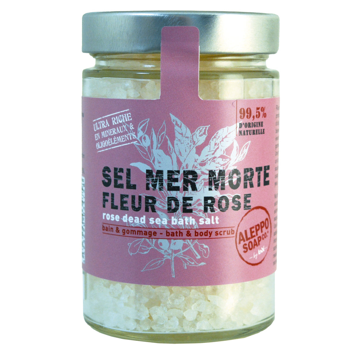 Sali da Bagno del Mar Morto alle Rose - Salts Flower Sali da bagno Tadé Rosa
