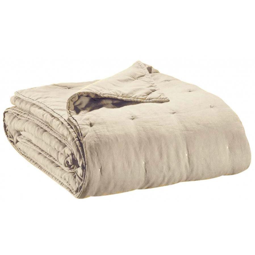 Scaldapiedi Reversibile in Puro Cotone e Puro Lino Tinta Unita - Zeff Scaldapiedi Vivaraise Naturale