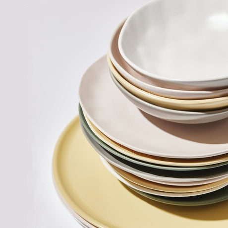 Servizio Piatti 18 Pezzi in Grés Porcellanato Colorati - Marostica Servizio Piatti Maison Sucrée