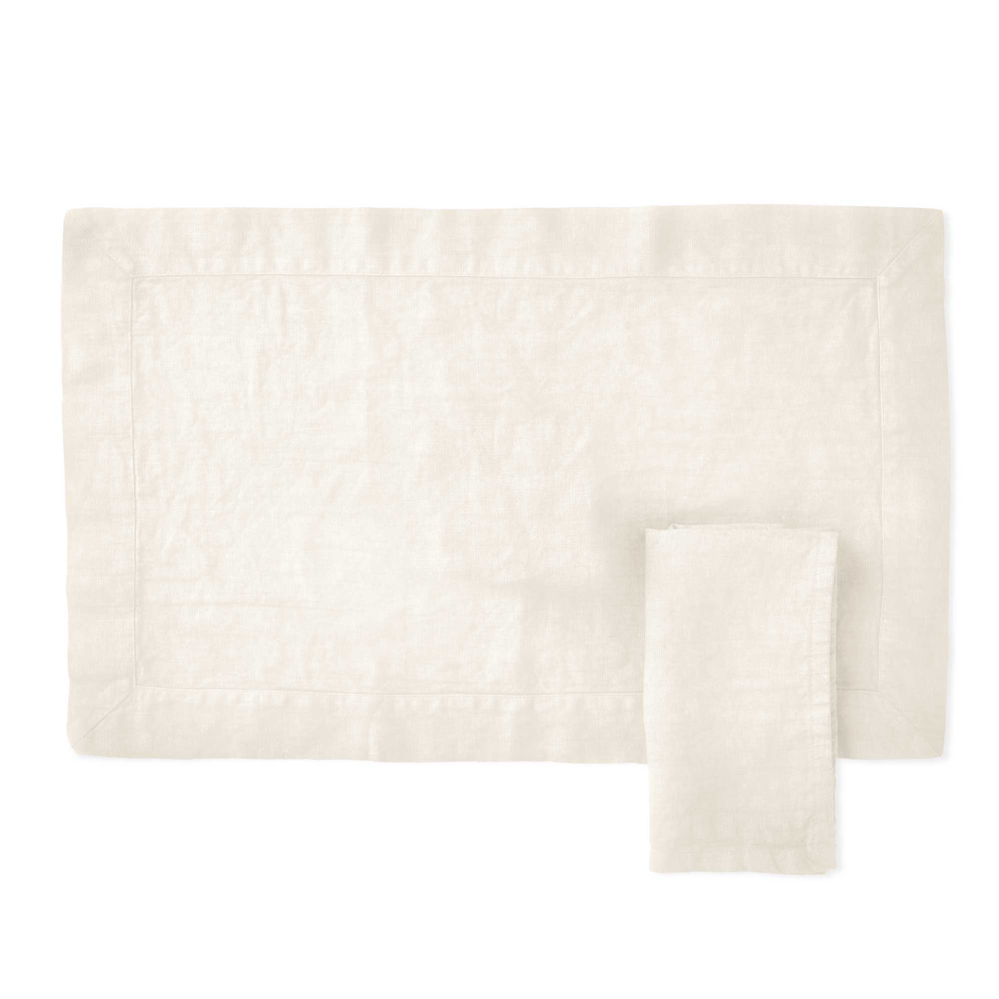 Set 2 Americani in Puro Cotone StoneWashed NO STIRO - Cales Americano Lisola Avorio