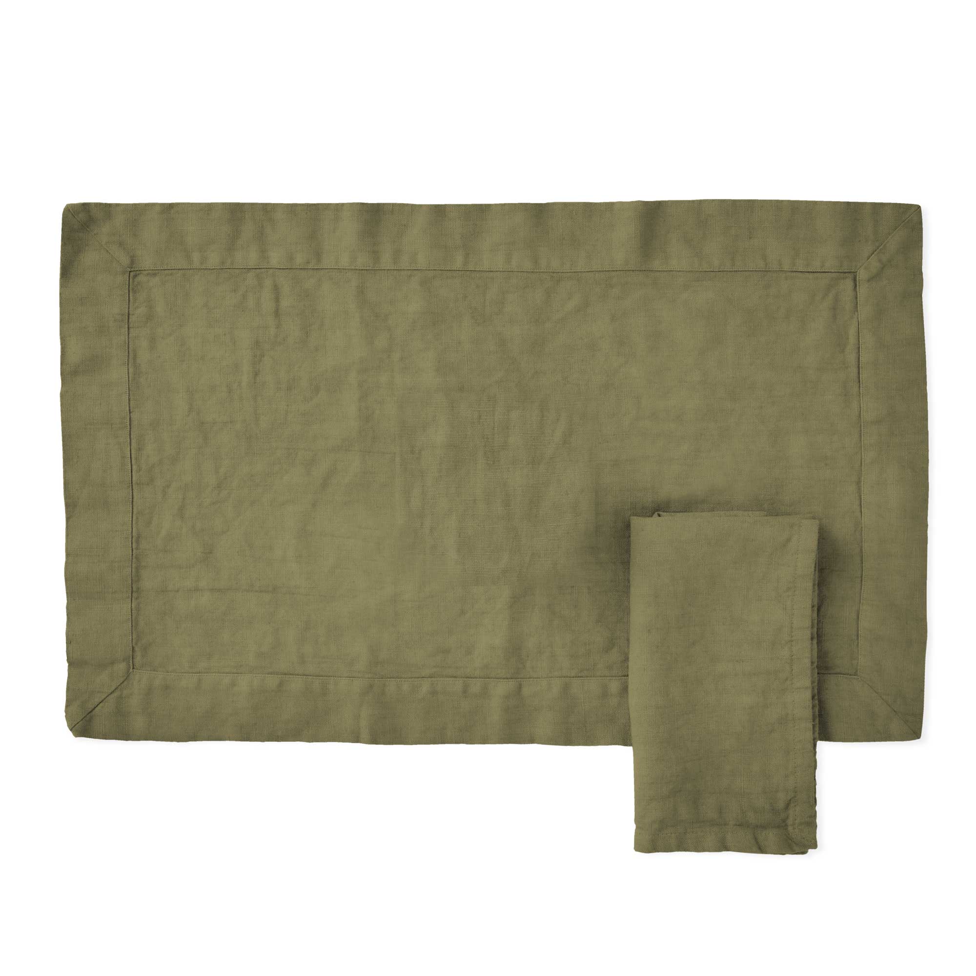 Set 2 Americani in Puro Cotone StoneWashed NO STIRO - Cales Americano Lisola Bosco