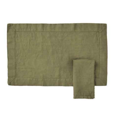 Set 2 Americani in Puro Cotone StoneWashed NO STIRO - Cales Americano Lisola Bosco