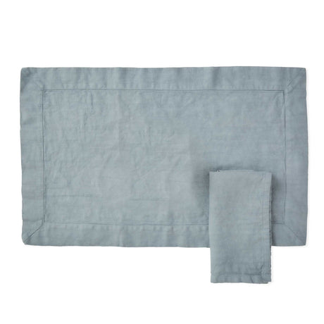 Set 2 Americani in Puro Cotone StoneWashed NO STIRO - Cales Americano Lisola Cenere