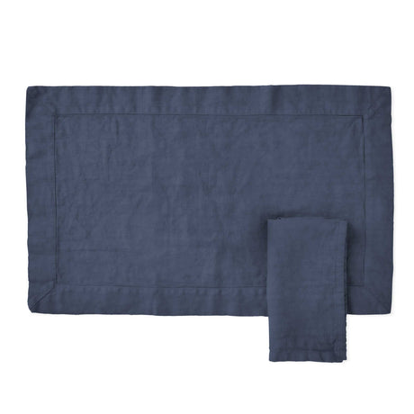 Set 2 Americani in Puro Cotone StoneWashed NO STIRO - Cales Americano Lisola Denim