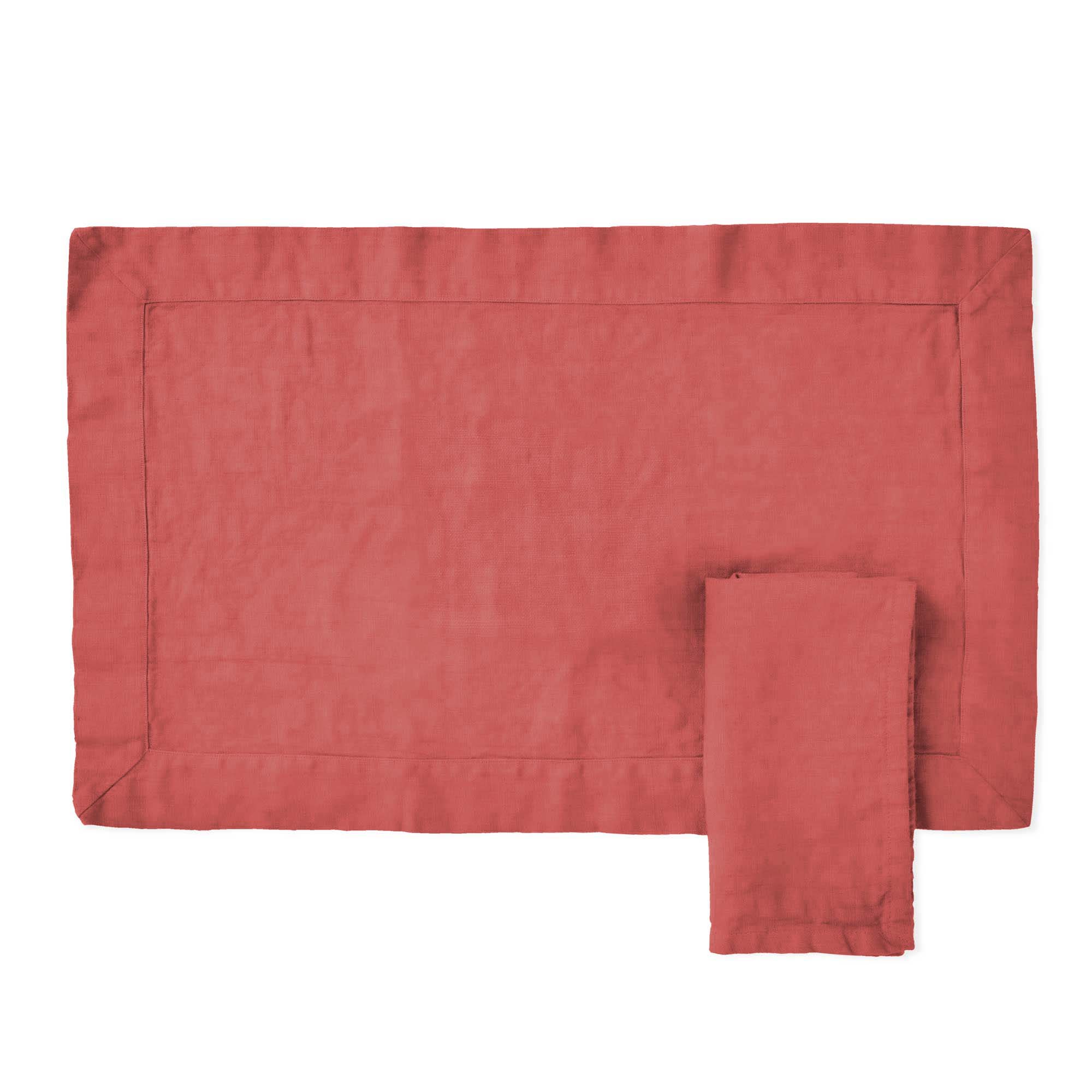 Set 2 Americani in Puro Cotone StoneWashed NO STIRO - Cales Americano Lisola Pepe Rosa