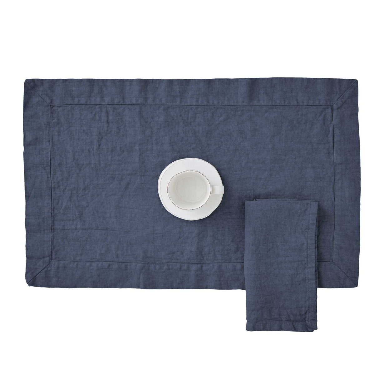 Set 2 Americani in Puro Lino StoneWashed no Stiro - Andromeda Americano Lisola Denim