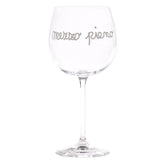Set 2 Calici Vino Serigrafati - Mezzo Pieno Calice Simple Day