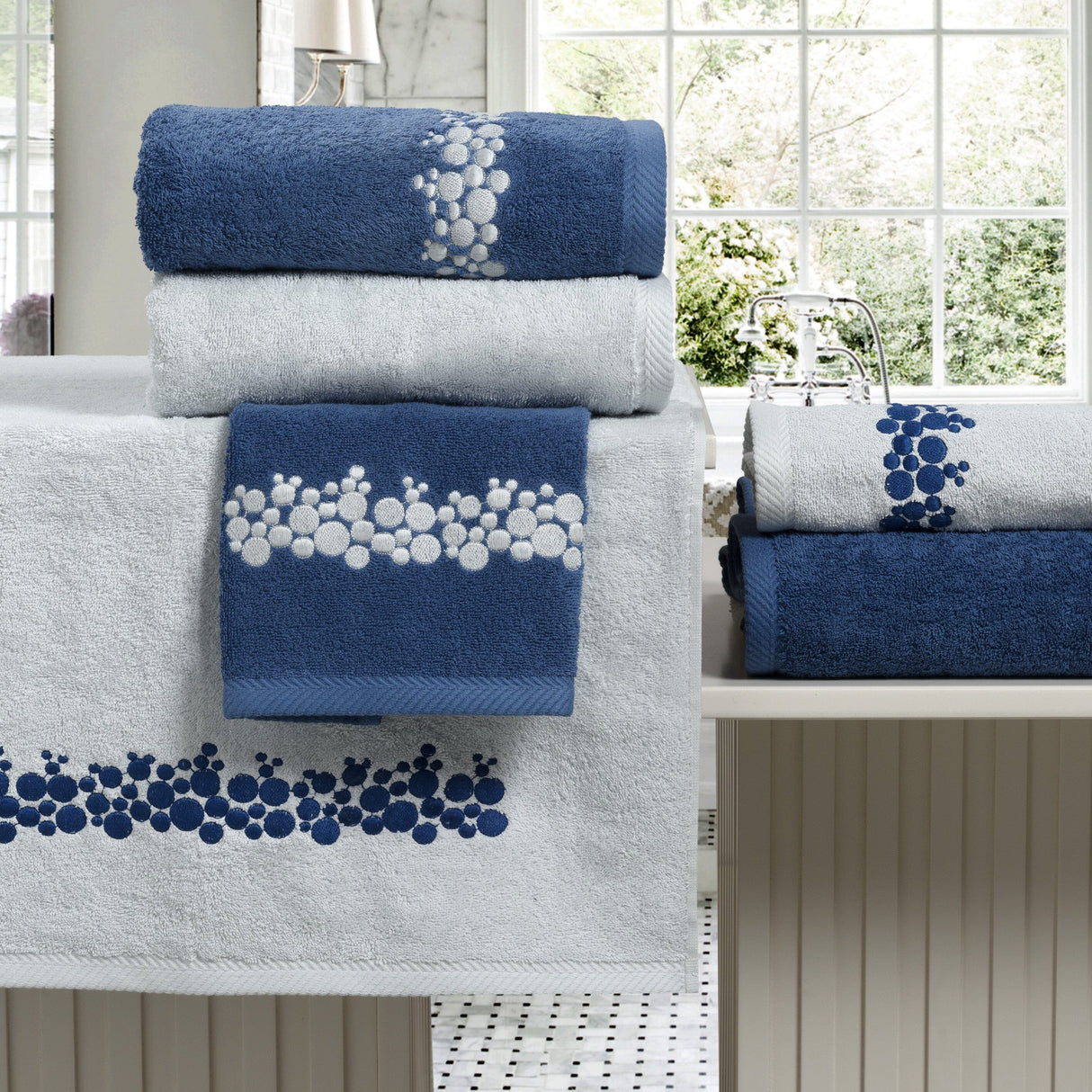 Set 2 Coppie di Spugna Ricamata - Bellaria Coppia di spugna Dea