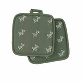 Set 2 Presine in Panama 100% Cotone - Icon Presina Lisola Verde