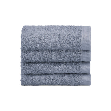 Set 4 Lavette in Spugna di Cotone Tinta Unita - Perla Lavetta Lisola Azzurro (Polonia)