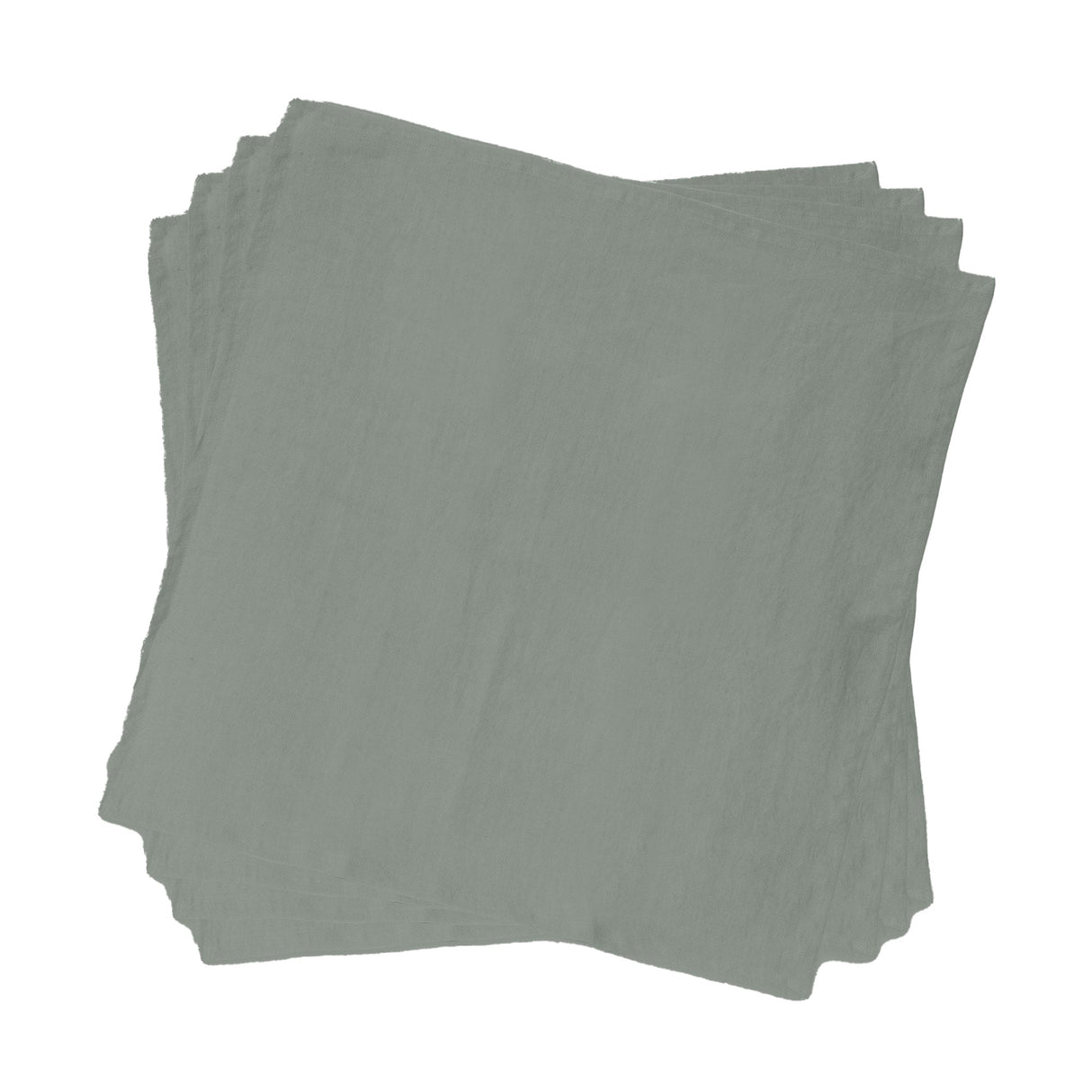 Set 4 Tovaglioli in puro Cotone StoneWashed NO STIRO - Cales tovaglioli Lisola Cenere