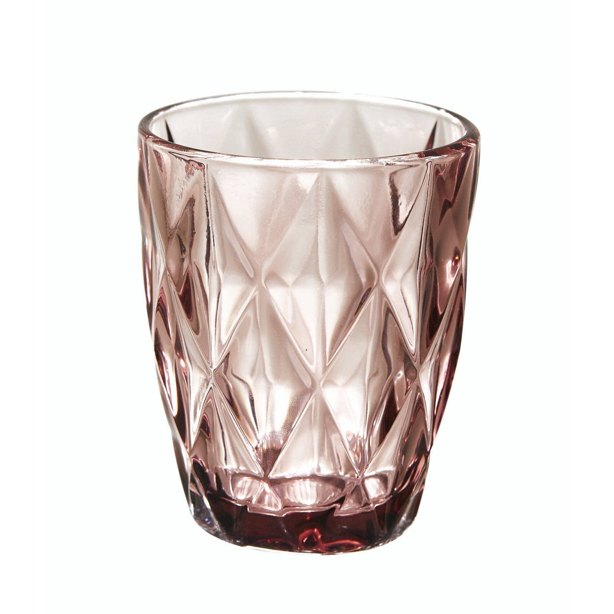 Set 6 Bicchieri Acqua in Pasta di Vetro Multicolor - Murano Bicchieri Maison Sucrée Rosa