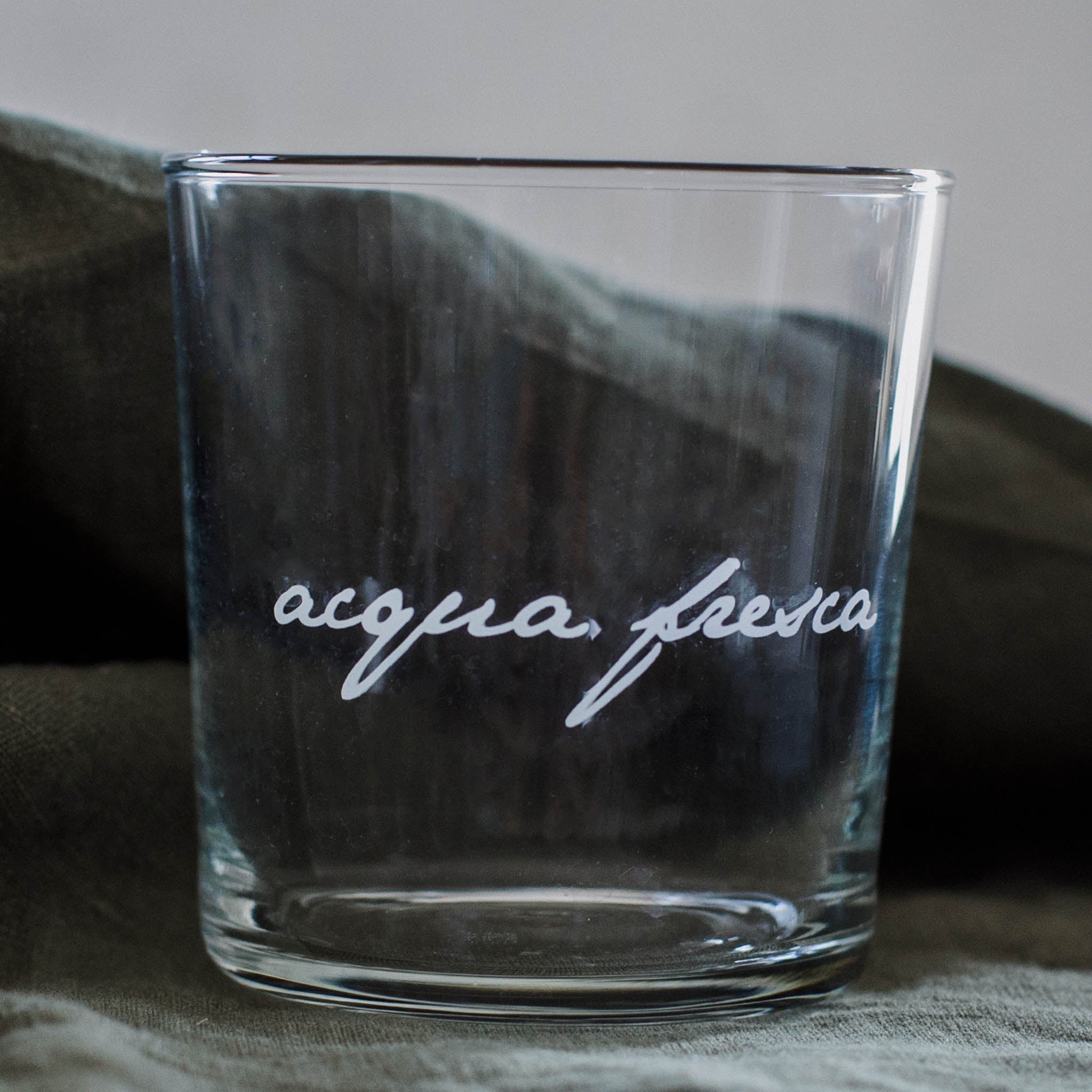 Set 6 Bicchieri Acqua Serigrafati - Acqua Fresca Bicchieri Simple Day