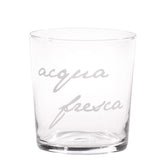 Set 6 Bicchieri Acqua Serigrafati - Acqua Fresca Bicchieri Simple Day