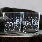 Set 6 Bicchieri Acqua Serigrafati - Con Bolle Bicchieri Simple Day