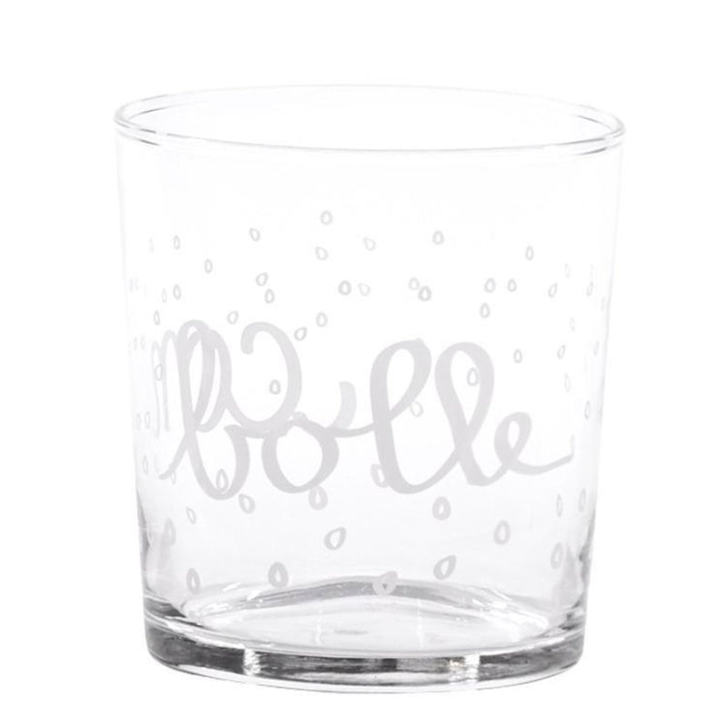 Set 6 Bicchieri Acqua Serigrafati - Con Bolle Bicchieri Simple Day