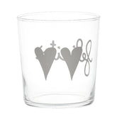 Set 6 Bicchieri Acqua Serigrafati - Felicità Bicchieri Simple Day