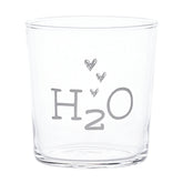 Set 6 Bicchieri Acqua Serigrafati - H2O Bicchieri Simple Day