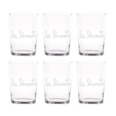 Set 6 Bicchieri Birra Serigrafati - La Birretta Bicchieri Simple Day Bianco