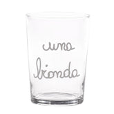 Set 6 Bicchieri Birra Serigrafati - Una Bionda Bicchieri Simple Day