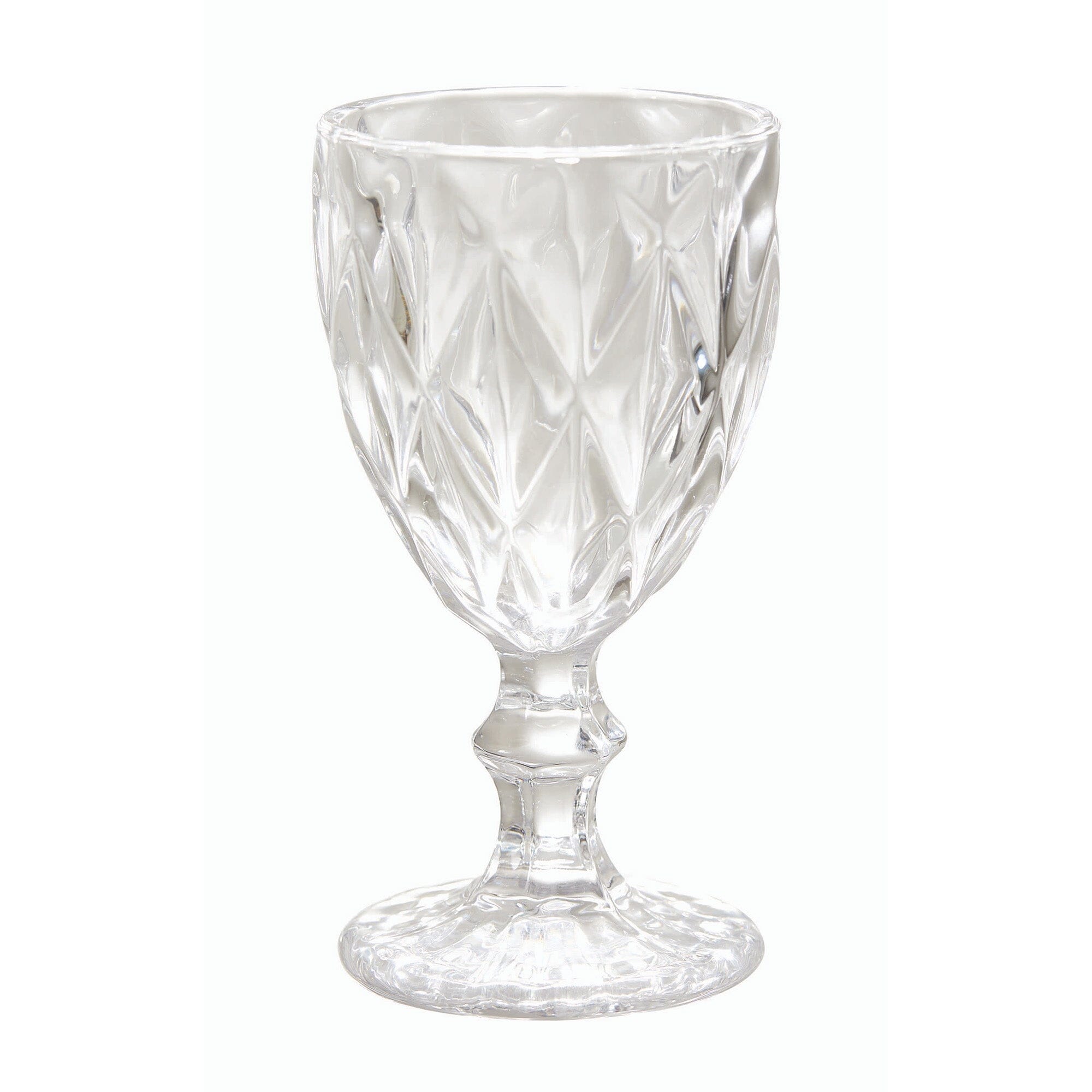 Set 6 Calici in Pasta di Vetro Multicolor - Murano Calice Maison Sucrée Bianco