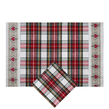 Set Americano in Puro Cotone Fantasia Check - Glasgow Americano Daunex