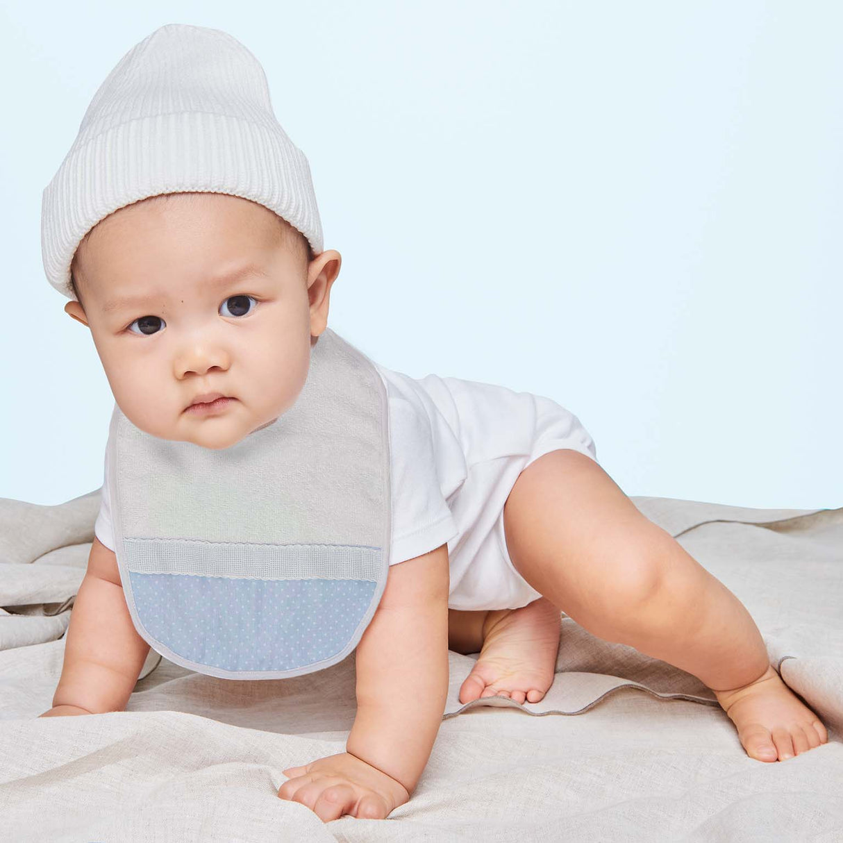 Set Asilo in Spugna di Cotone - Pois Set Asilo Lisola Baby